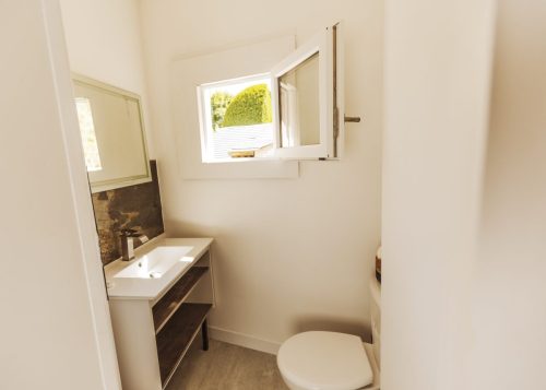 Salle de bains coin lavabo wc