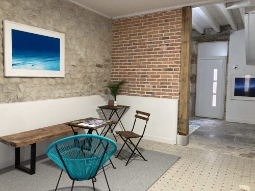 Lobby coin avec banc